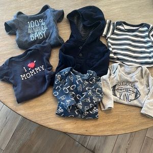 Infant blue bundle